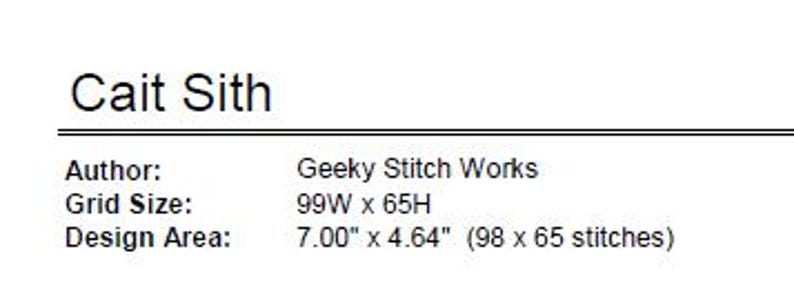 Sith Patterns Cait Sith Cross Stitch Pattern – Megaphone Pose (full Body) - Etsy