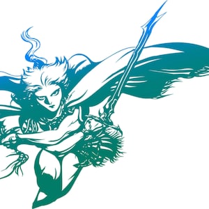 Final Fantasy III Logo - Cross Stitch Pattern.
