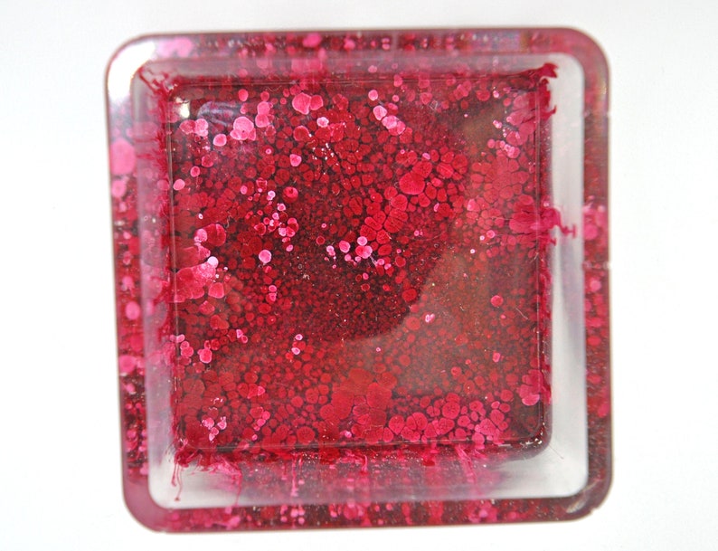Ocean Jewelry Box Dresser Box Dainty Jewelry Box Kids Jewelry Box Keepsake Box Ocean Trinket Box Deep Red Ocean Trinket Box