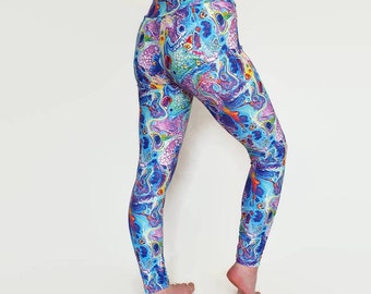 Funky Gym Leggings - Etsy UK