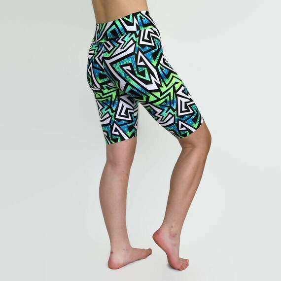 Lycra Shorts Knee Length Shorts Gym 