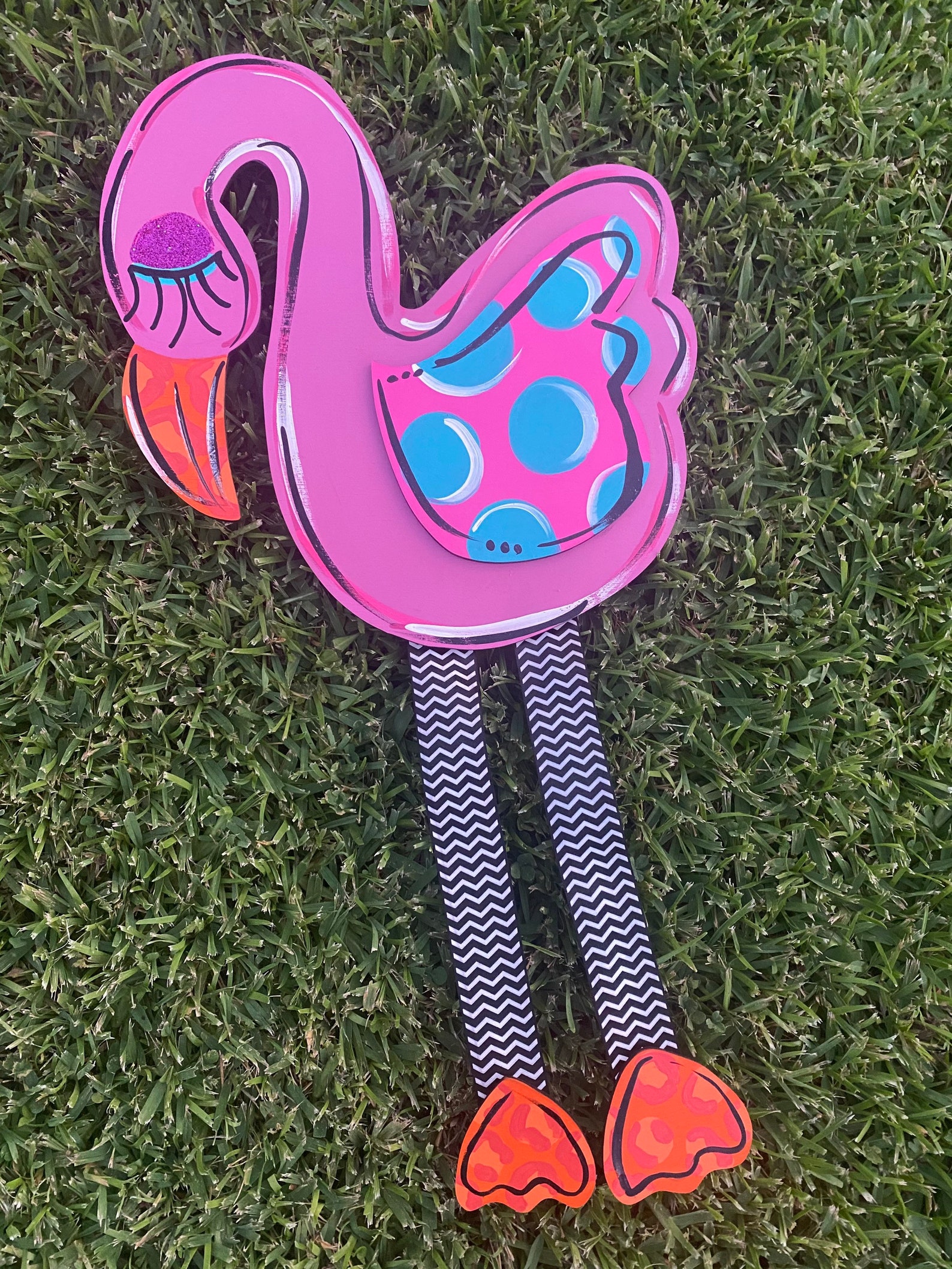 FLAMINGO door Hanger summer door hanger Personalized door Etsy