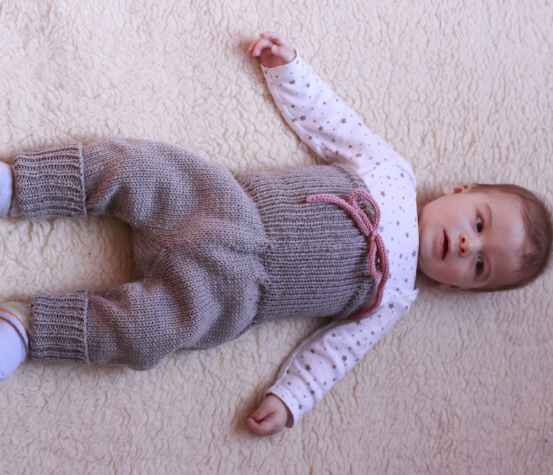 Knitting Pattern PDF. Instruction How to Knit Baby Trousers. Etsy