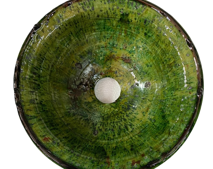 Rustic sink from Tamgroute / handmade sink / ceramic basin from Tamgroute (Morocco) / handmade washbasin