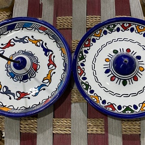 Set of 2 Incense holders, Moroccan ceramic incense burner, handmade and hand painted, incense stick burner, incense dish