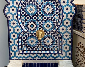 Wall fountain/ wall fountain / Moroccan fountain/mosaic fountain.