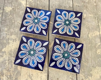 Exquisite Handmade Moroccan Tiles: Authentic, Hand-Painted Creations Fired in Wood Ovens