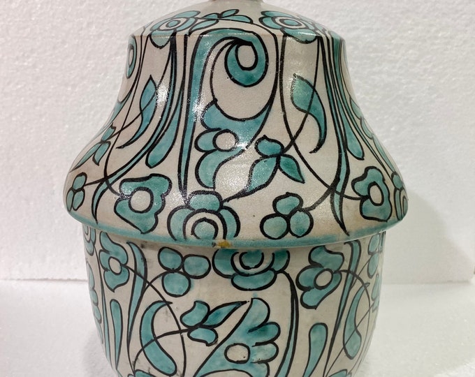 Moroccan butter pot Jobbana, ceramic pot, crafts morocco, pottery, collection, interior decoration