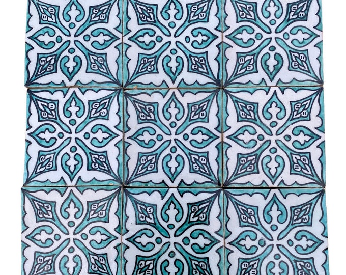 Moroccan tiles / zellige / Moroccan tiles handmade and hand painted.