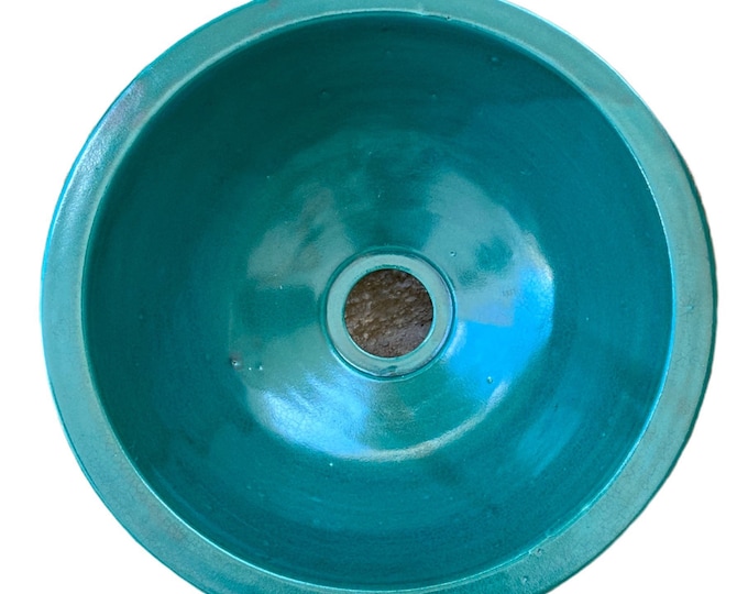 Sink . Handmade and hand painted Moroccan ceramic washbasin. Moroccan wash basin handmade.