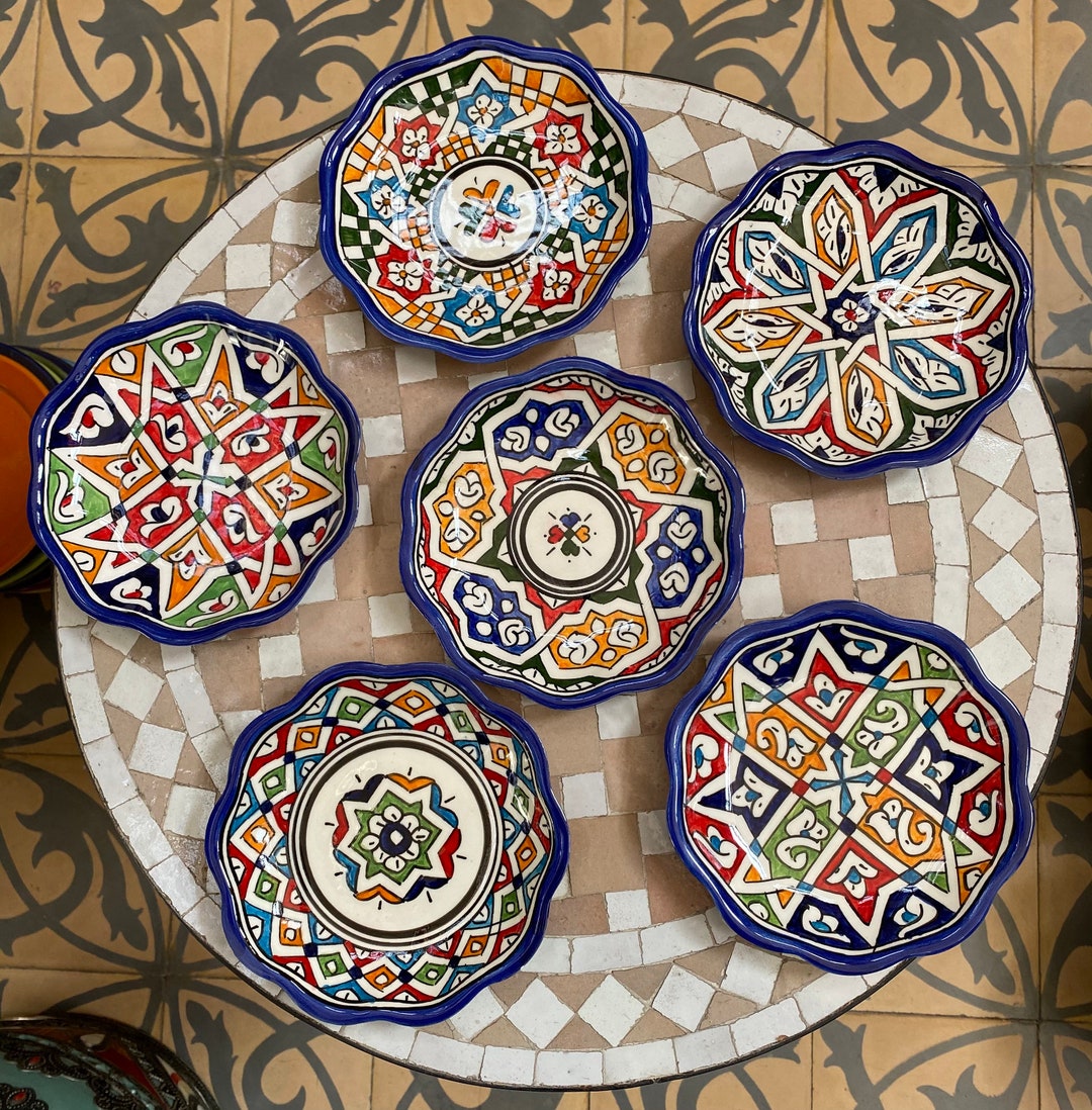 Dessert Plates / Ramekin / Set of 6 Plates Handmade and Hand Etsy