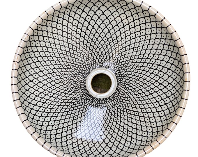 Sink /Handmade and hand painted Moroccan ceramic washbasin/Moroccan washbasin handmade/ Moroccan basin.