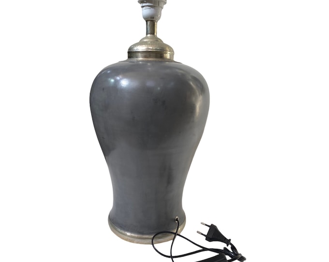 Handmade Tadlakt pottery lamp base/ Tadlakt lamp base/ handmade lamp base/ Moroccan lamp base/ lamp base.