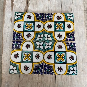 Bohemian Home Decor - Hand-Painted Moroccan Tiles