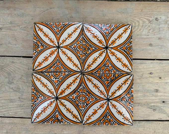 Authentic Handmade Moroccan Tiles: Hand-Painted, Wood-Fired Artistry