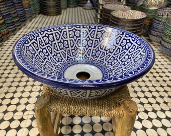 Handmade washbasin, Moroccan washbasin , Moroccan sink