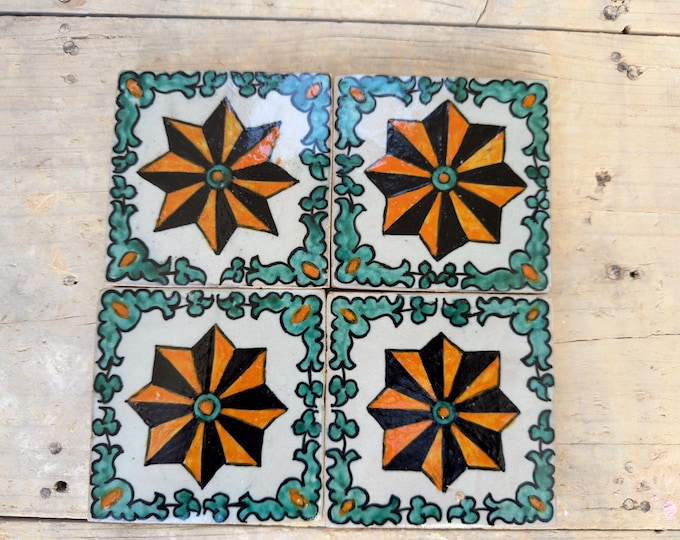 Handmade Moroccan Zellige Tiles – Wall Tiles – Kitchen Backsplash, Bathroom Decor, Authentic Fez Tilework