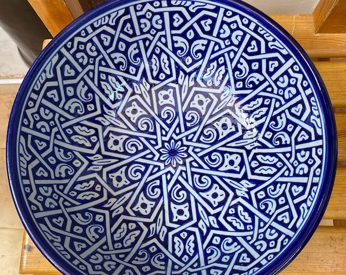 Handmade salad bowl. salad bowl