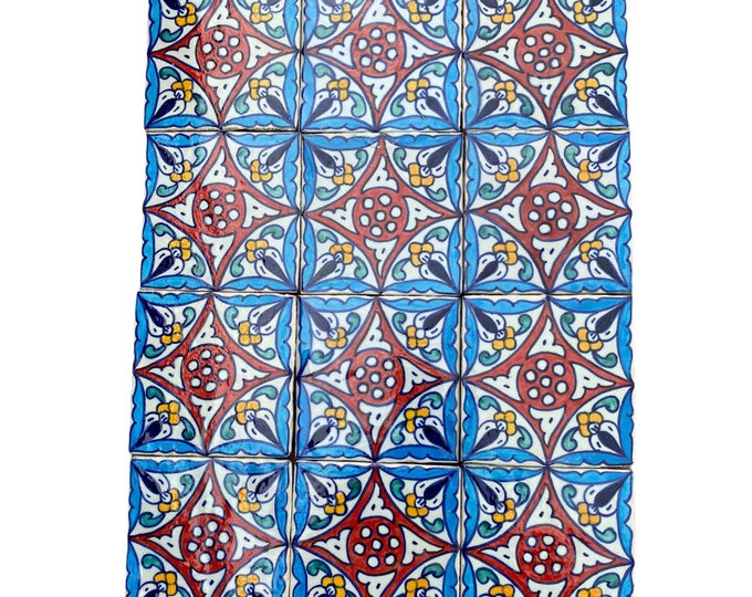 Moroccan tiles / zellige / Moroccan tiles handmade and hand painted.