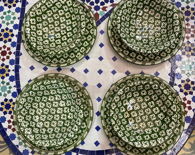 Dinner set/ handmade and hand painted dinner set/ 8 pieces