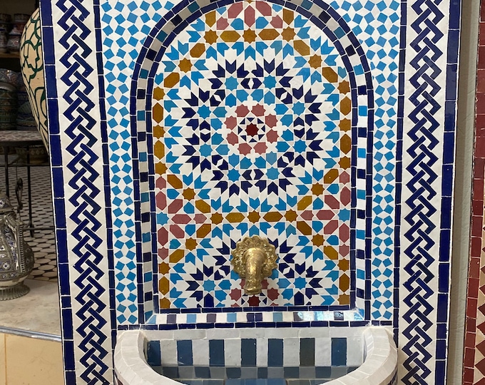 Wall fountain/ wall fountain / Moroccan fountain/mosaic fountain.