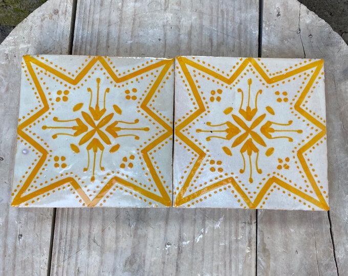 Moroccan Elegance: Handmade and Hand Painted Ceramic Tiles