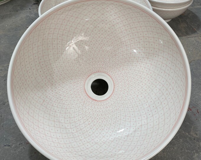 Exquisite Handmade Moroccan Sink - Hand Painted with Traditional Artistry.