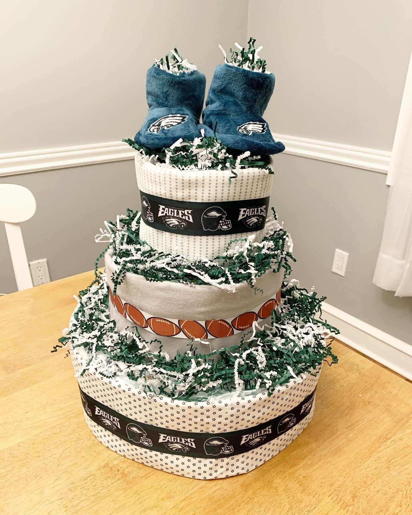 All Sports Diaper Cakes Dallas Cowboys (Diaper Cake Football)