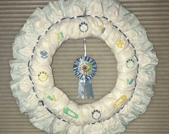 Diaper Wreath