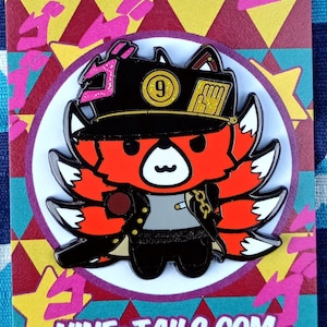 Stand Kitsune Hard Enamel Pin | Nine Tailed Fox in JoJo Cosplay by Nine Tails LLC