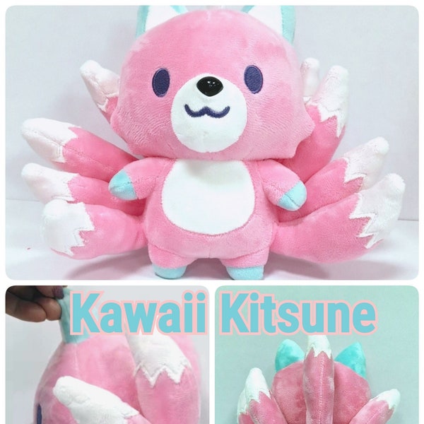 NineTails - "Kawaii Kitsune" Nine Tailed Fox Plush