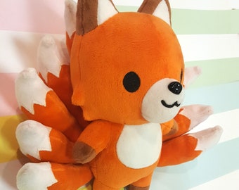 COLLECTION *** NineTails - "Kitsune" Nine Tailed Fox Plush with Extras