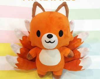 NineTails - "Kitsune" Nine Tailed Fox Plush