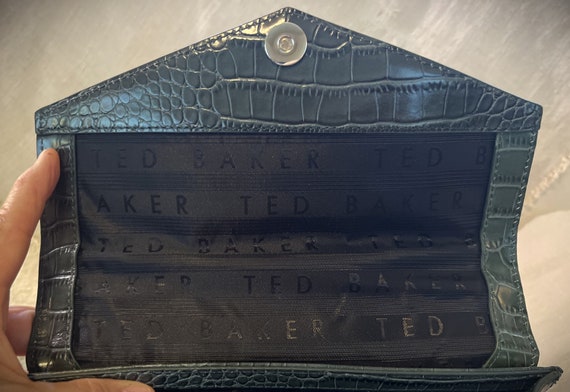 Ted Baker Leather Cross Body bag Purse Chain Hand… - image 5