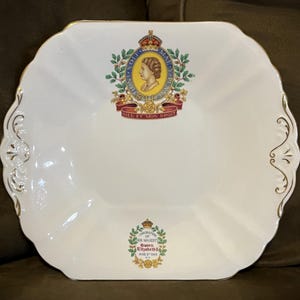 Radfords Queen Elizabeth II 1953 Coronation Commemorative Plate Platter.