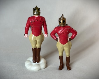 Pair of Vintage Rocketeer Figurines 1991 Disney Applause.