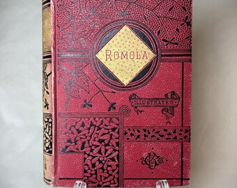 Late 19-th Century Hardcover Romola by George Eliot from Belford, Clark & Co.