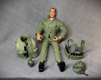 Vintage 1996 -G.I. JOE 12” Tall Action Figure - Etsy