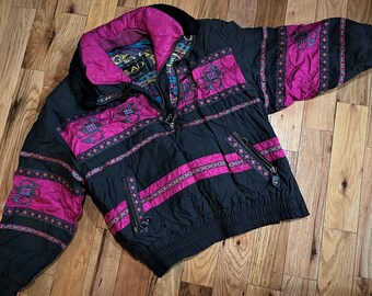 light pink ski jacket