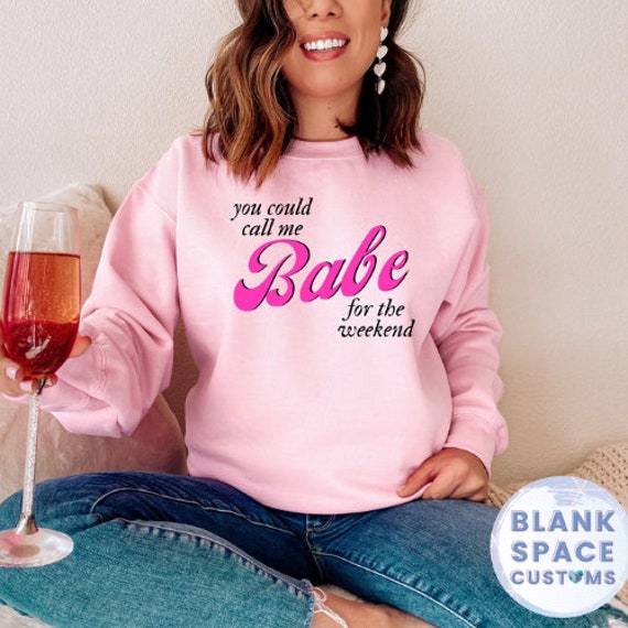 Call Me Babe Taylor Swift Evermore Crewneck Etsy