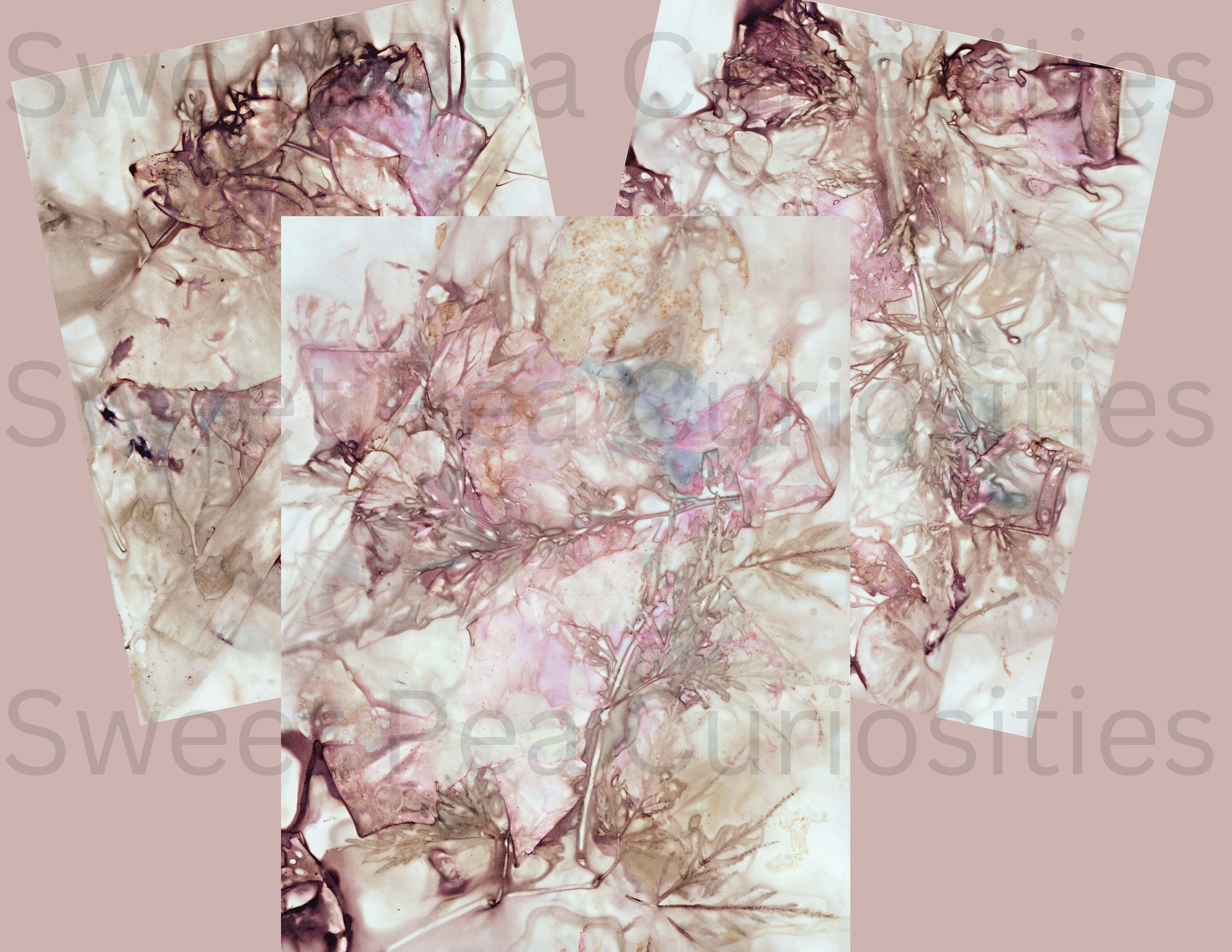 Pink Alchemy Papers Eco Digital Download Printable Junk - Etsy