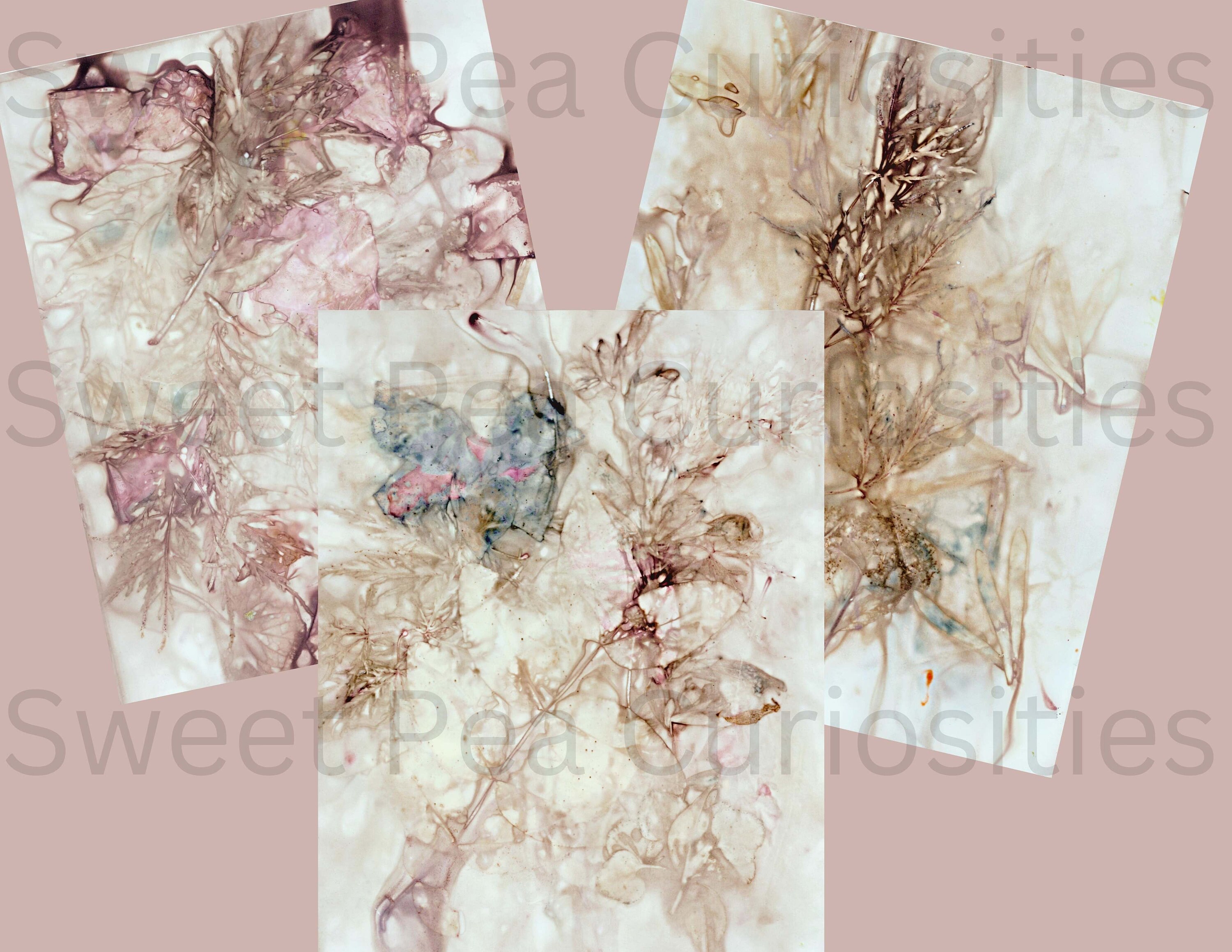 Pink Alchemy Papers Eco Digital Download Printable Junk - Etsy