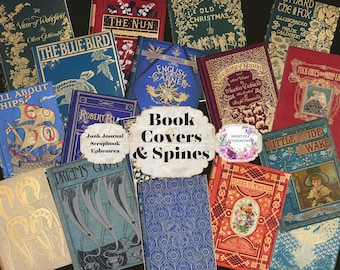 Old Books, Junk Journal kit, Collage paper, Junk Journal, Mixed Media, Ephemera, Digital kit, Printable, Journals, Vintage Paper, Scrapbook