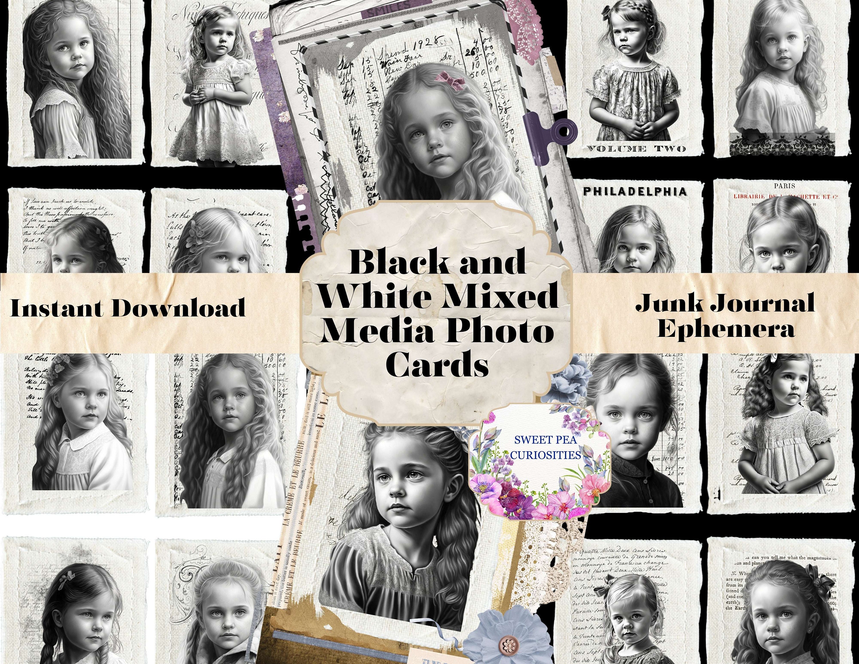 Junkjournal*『』 Amazon.com: HOMICO 400Pcs Junk Journal Vintage DIY Material