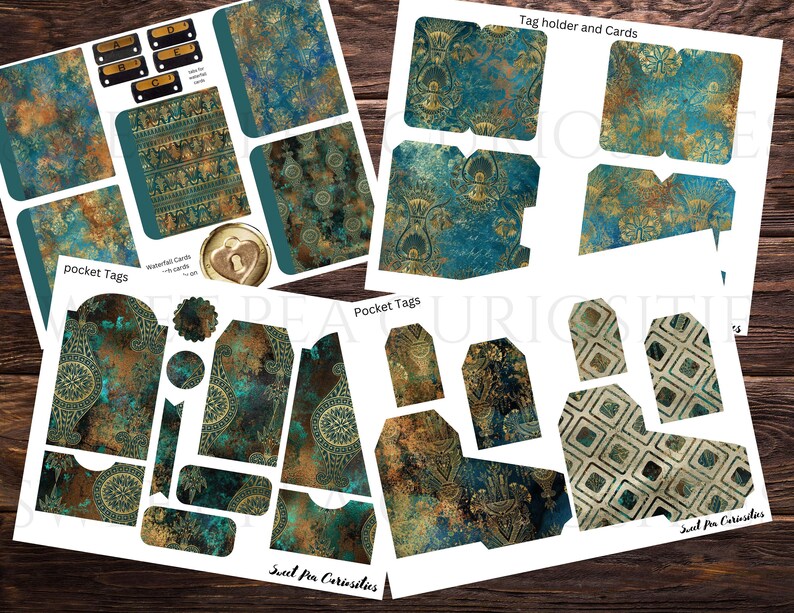 Junk Journal Folio Printable Digital Download Ephemera - Etsy