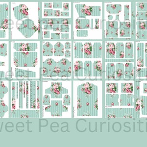 Junk Journal, Ephemera, Printable, Digital, Download, Vintage