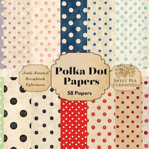 Prickar, Papper, Digitalt, Nedladdning, Utskrivbart, Skräpjournal, Collage, Scrapbook, Ephemera, Fickor, Journal, Tyg