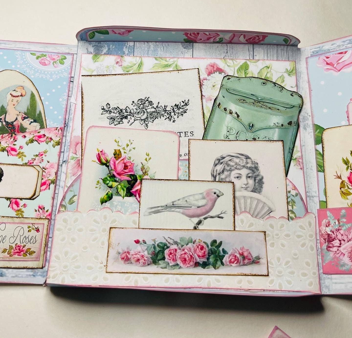Shabby Chic, Junk Journal Folio, Junk Journal, Digital Download ...