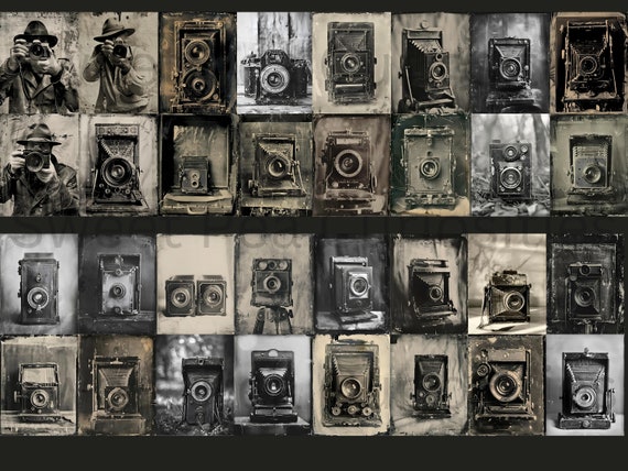 Old Photography, Paper, Vintage, Photos, Digital, Download