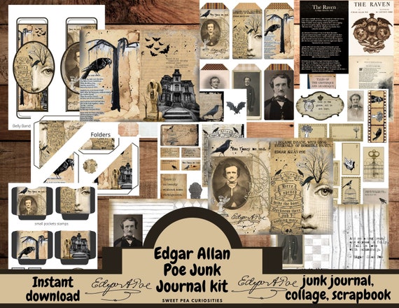 Junk Journal Kit Collage Paper Junk Journal Mixed Media Etsy Junk Journal Kit Collage Paper Junk Journal Mixed Media Etsy